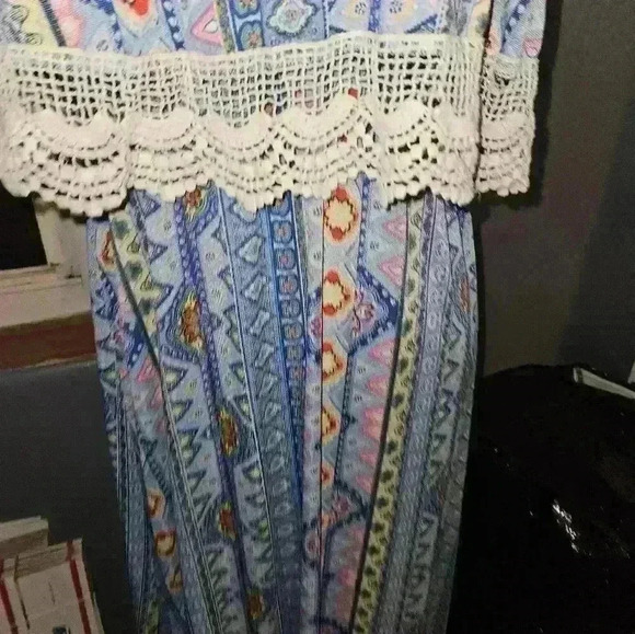 Rue 21 Strapless Maxi Dress Size L - Picture 2 of 10